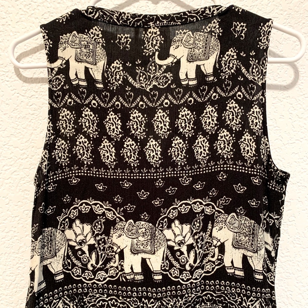 Anthropologie Lilka Elephant Romper